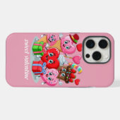 Cartoon Herzlich Willkommen im Valentinstag iPhone Hülle (Rückseite (Horizontal))
