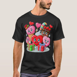 Cartoon Herzlich Willkommen im Valentinstag T-Shirt
