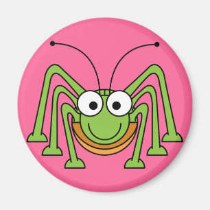 Cartoon-Heuschrecke Magnet