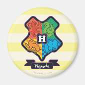 Cartoon Hogwarts Crest Magnet (Vorne)