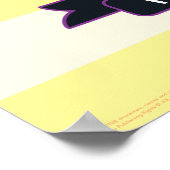 Cartoon Hogwarts Crest Poster (Ecke)