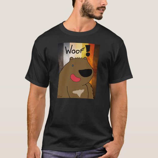 Cartoon-homosexueller Bärn-Schuss-T - Shirt (Vorderseite)