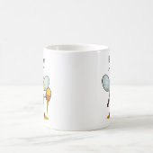 Cartoon Honey Bee Personalisiert Kaffeetasse (Mittel)