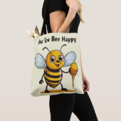 Cartoon Honey Bee Personalisiert Tasche (Von Nahem)
