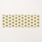 Cartoon Honey Bee Yogamatte (Vorderseite (Horizontal))