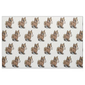 Cartoon Horse Fabric Stoff (Fat Quarter (45,7 x 55,9 cm))
