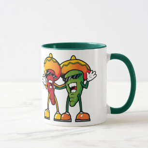Cartoon - Hot Paprikaschoten Tasse