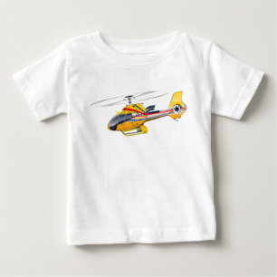 Cartoon-Hubschrauber Baby T-shirt