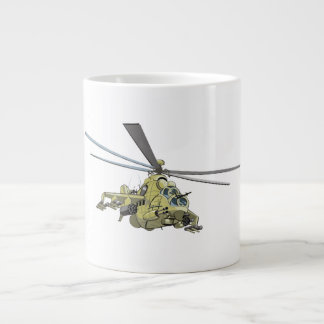 Cartoon-Hubschrauber "Hind" Jumbo-Tasse
