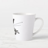 Cartoon-Hubschrauber "Hind" Milchtasse (Rechts)
