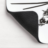Cartoon-Hubschrauber "Hind" Mousepad (Ecke)