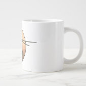 Cartoon-Hubschrauber Jumbo-Tasse (Rechts)