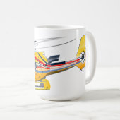Cartoon-Hubschrauber Kaffeetasse (VorderseiteRechts)