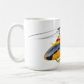 Cartoon-Hubschrauber Kaffeetasse (Links)