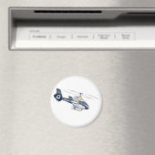 Cartoon-Hubschrauber Magnet (In Situ (Geschirrspüler))