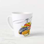 Cartoon-Hubschrauber Milchtasse (Linke Ecke)