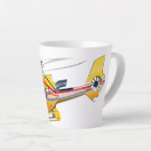 Cartoon-Hubschrauber Milchtasse (Rechte Ecke)