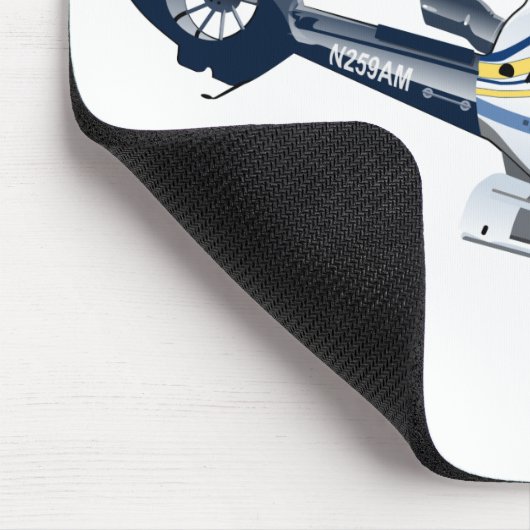 Cartoon-Hubschrauber Mousepad (Ecke)