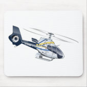 Cartoon-Hubschrauber Mousepad (Vorne)