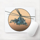 Cartoon-Hubschrauber Mousepad (Mit Mouse)