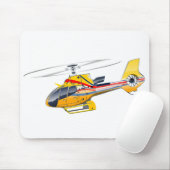 Cartoon-Hubschrauber Mousepad (Mit Mouse)