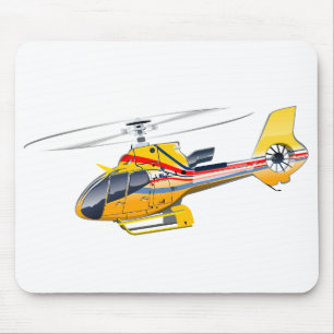 Cartoon-Hubschrauber Mousepad