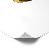 Cartoon-Hubschrauber Poster (Ecke)