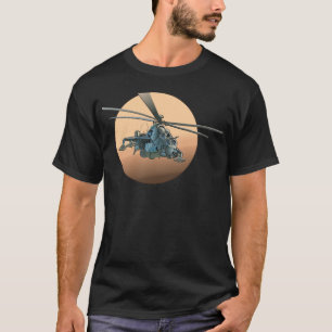 Cartoon-Hubschrauber T-Shirt
