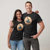Cartoon-Hubschrauber T-Shirt (Unisex)
