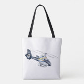 Cartoon-Hubschrauber Tasche (Rückseite)