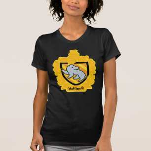 Cartoon Hufflepuff Wappen T-Shirt