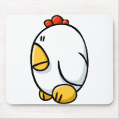Cartoon-Huhn Mousepad (Vorne)