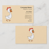 Cartoon-Huhn Visitenkarte (Vorne/Hinten)