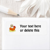 Cartoon Hühnchen in Nest Zuhause Sweet Zuhause (Insitu)