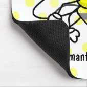 Cartoon-Hummel-Biene Mousepad (Ecke)