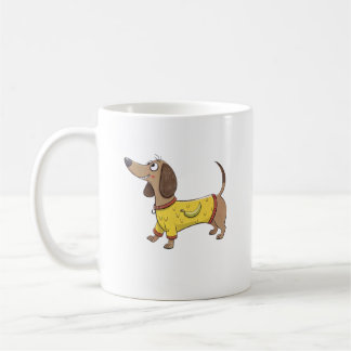 Cartoon-Hund Kaffeetasse
