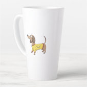 Cartoon-Hund Milchtasse (Linke Ecke)