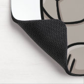 Cartoon-Hund Mousepad (Ecke)
