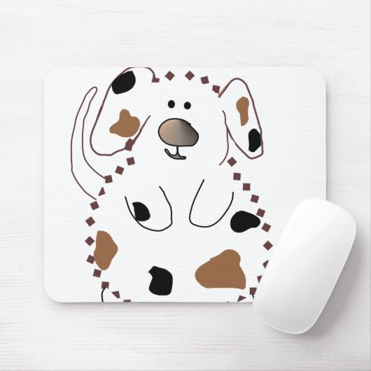 Cartoon-Hund Mousepad (Mit Mouse)