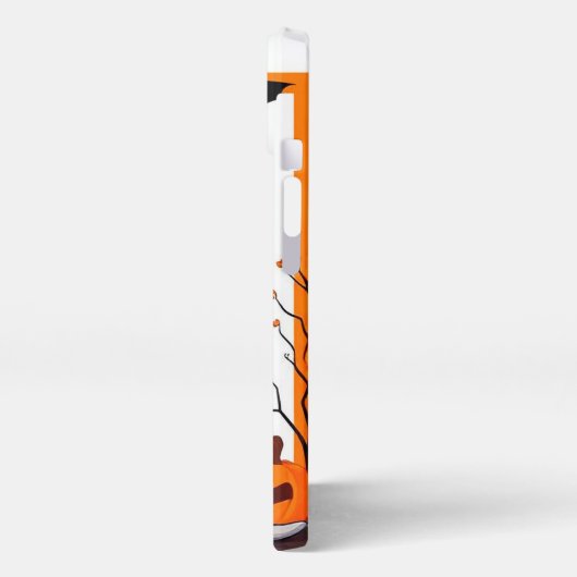 Cartoon Hund sitzt stolz iPhone Hülle (Linke Seite)