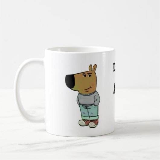 Cartoon-Hund-Tasse Kaffeetasse (Links)