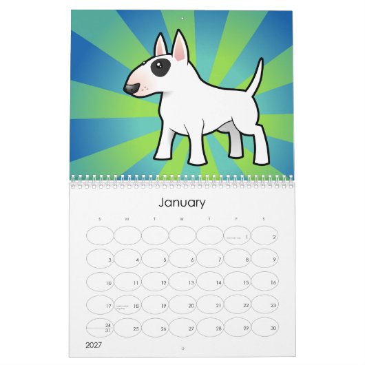 Cartoon-Hund züchtet 2011 Kalender (Jan 2027)