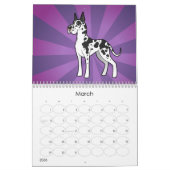 Cartoon-Hund züchtet 2011 Kalender (Mär 2026)