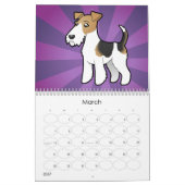 Cartoon-Hund züchtet 2012 Kalender (Mär 2027)