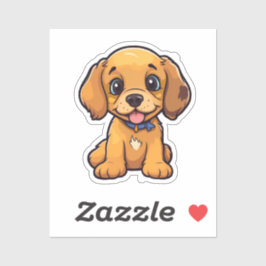 Cartoon-Hunde-Abbildung Aufkleber