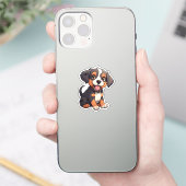 Cartoon-Hunde-Abbildung Aufkleber (Telefon)