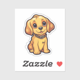 Cartoon-Hunde-Abbildung Aufkleber