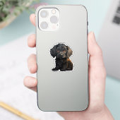 Cartoon-Hunde-Abbildung Aufkleber (Telefon)