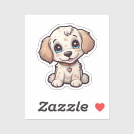Cartoon-Hunde-Abbildung Aufkleber