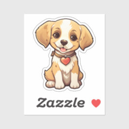 Cartoon-Hunde-Abbildung Aufkleber